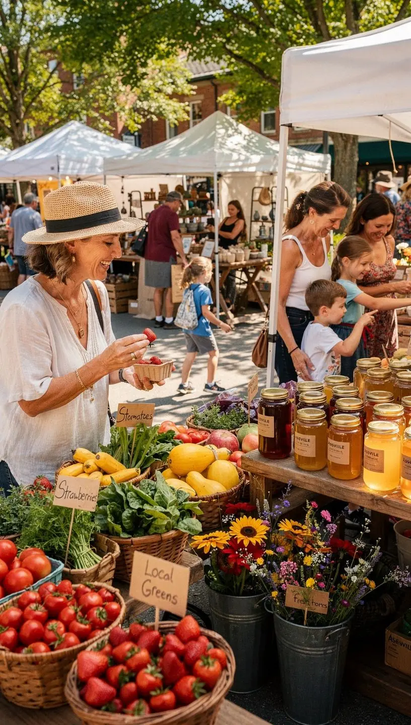 Urokliwa ulica z kolorowymi kamienicami, idealna na spacer i odkrywanie lokalnych sklepów.