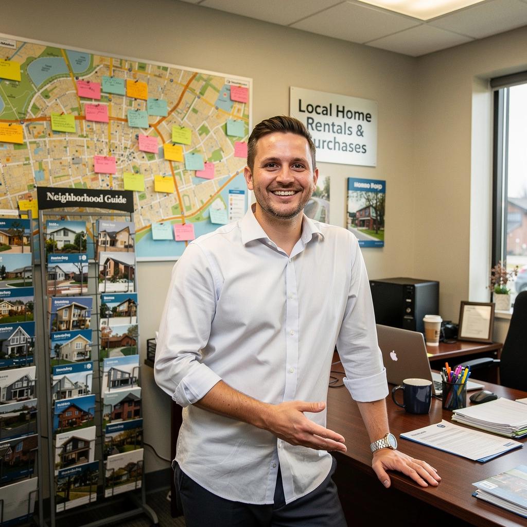 Pakiet powitalny z lokalnymi informacjami i ulotkami dla nowych mieszkańców.